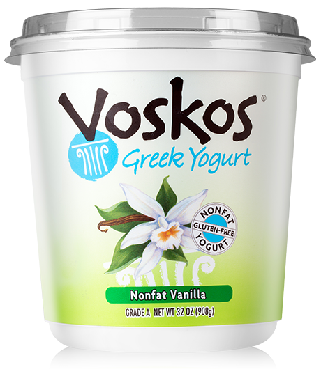 Voskos Nonfat Vanilla 32oz Greek Yogurt