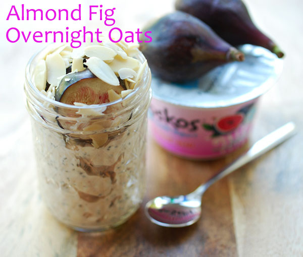 Almond Fig Overnight Oats | Voskos®
