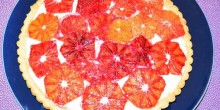 blood orange tart