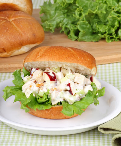 Chicken Salad Sandwich with Curry Greek-Style Yogurt | Voskos®