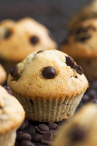 Peanut Butter Chocolate Chip Muffins | Voskos®