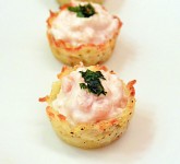 Potato Nests with Smoked Salmon Recipe