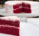 Red Velvet Cake using Voskos Greek Yogurt