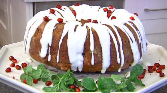 Greek Yogurt Walnut Spice Cake | Voskos®