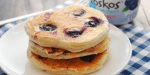Greek Yogurt Blueberry Pancakes Recipe