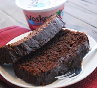 Greek Yogurt Chocolate Raspberry Cake Recipe using Voskos Greek Yogurt